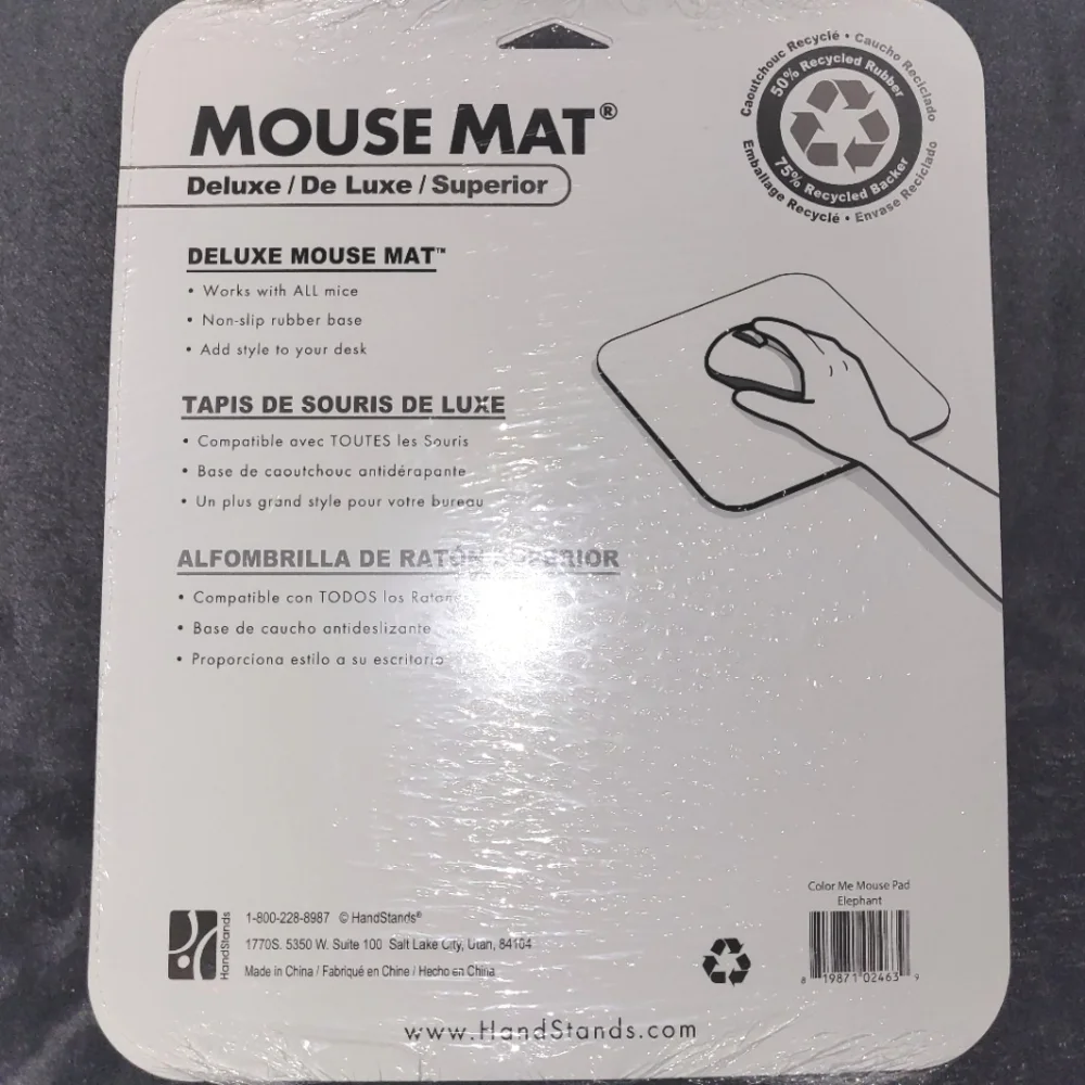 2 for $15🦉Mouse pad. Owl color me mouse mat with 5 color pens. Non-skid. - Picture 2 of 3